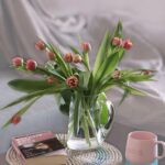 tulip, beautiful flowers, home, flower wallpaper, vase, nature, flower background, pocketbook, pink, flower